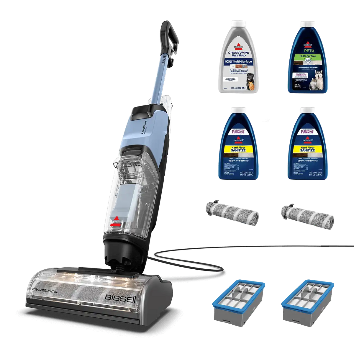 CrossWave® EdgeFind™ All-in-One Multi-Surface Cleaner Exclusive Bundle